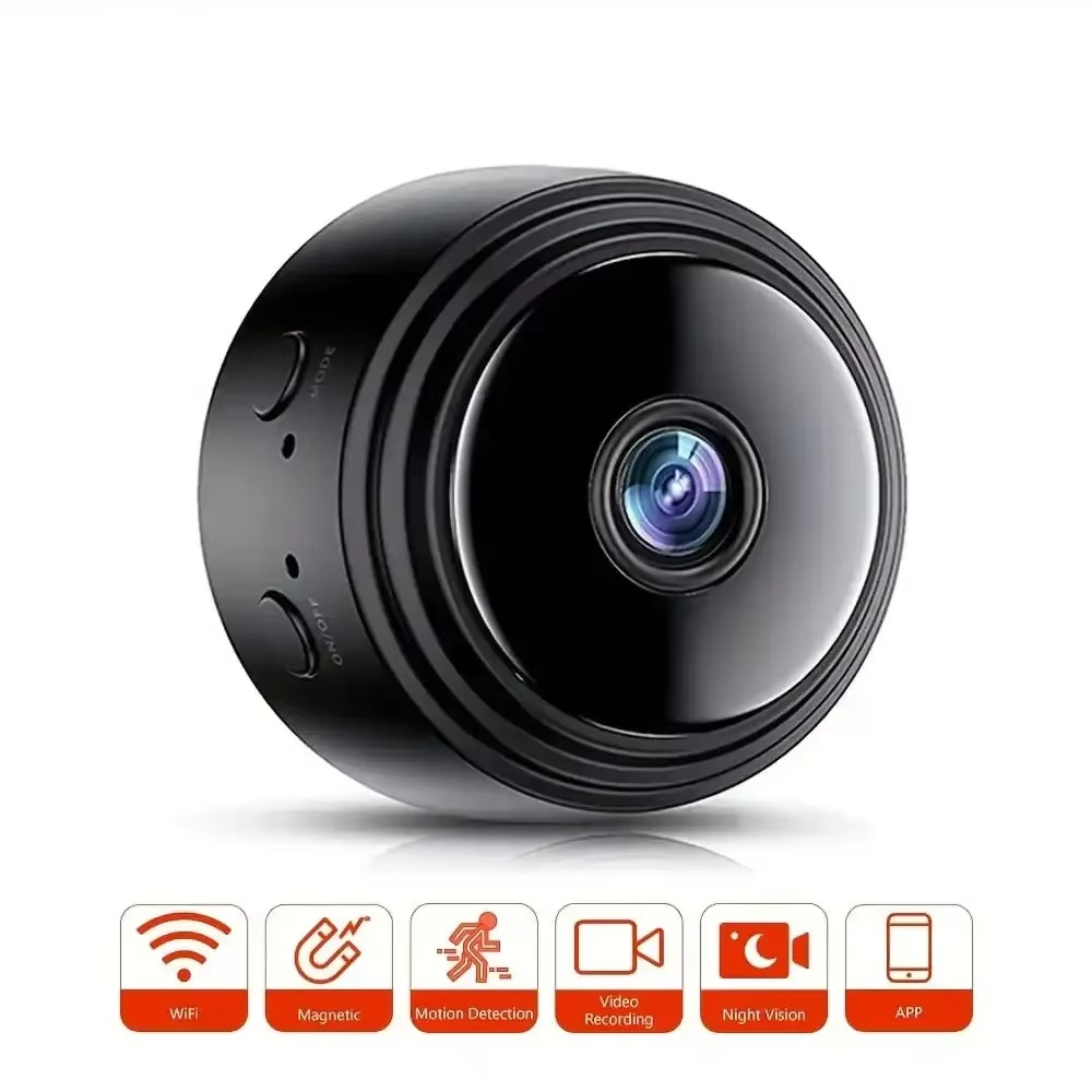 Small WiFi 720P Home Security Camera with Phone App