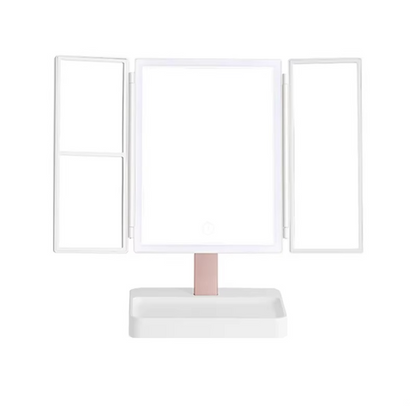 Bright Folding Vanity Mirror with LED Lights