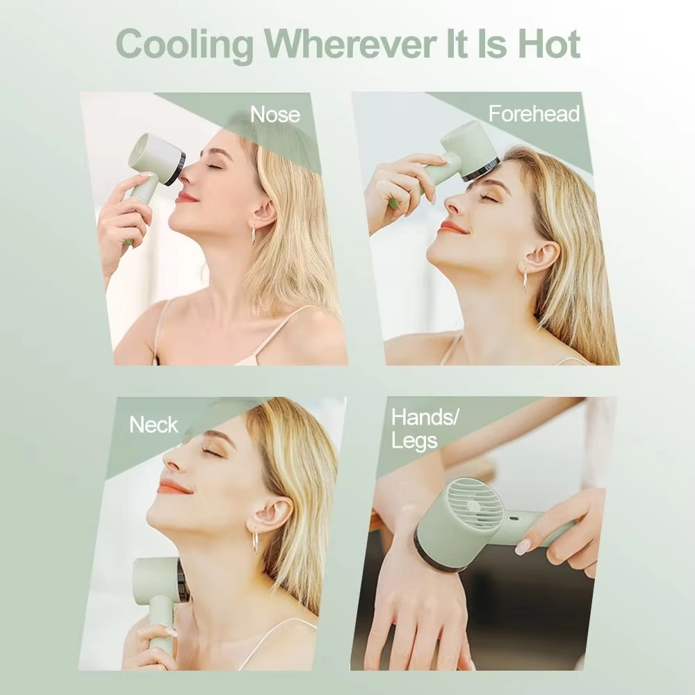 Compact Rechargeable Outdoor Fan with Long Lasting Battery