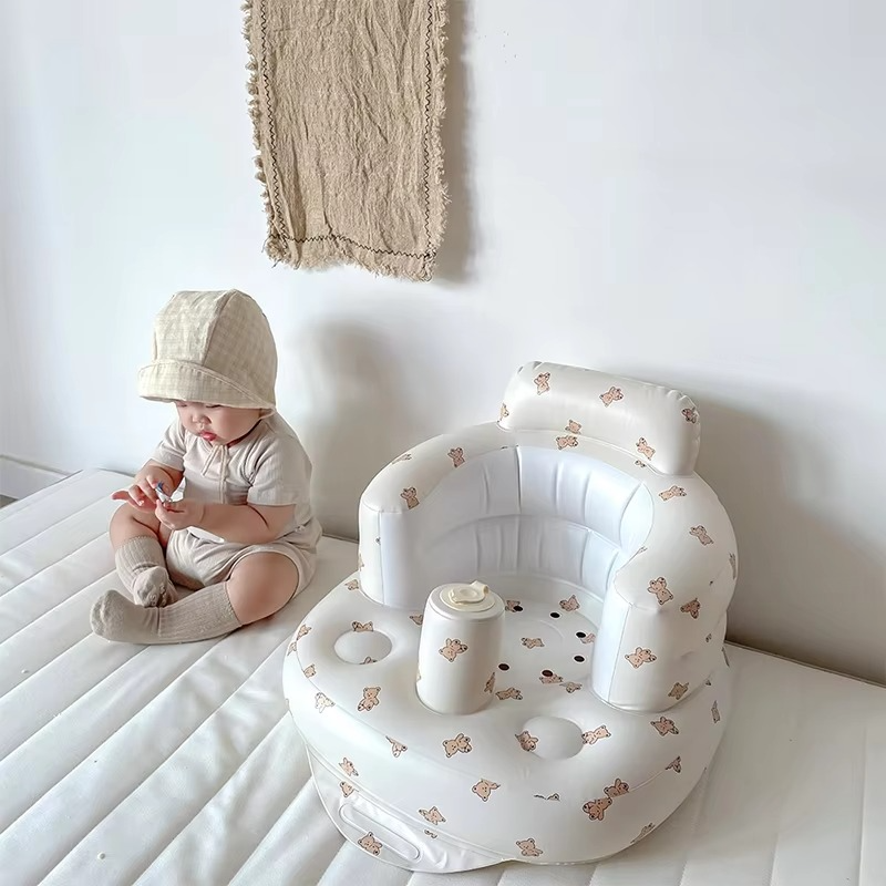 Portable Baby Inflatable Sofa Bath Chair