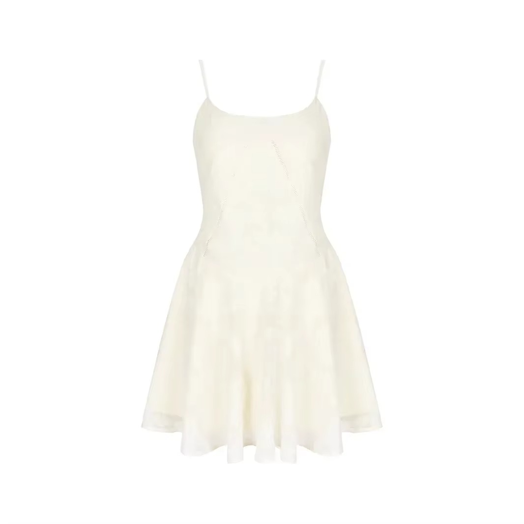 Chic Floral A Line Dress for Ladies
