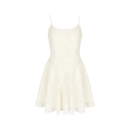 Chic Floral A Line Dress for Ladies
