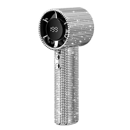 Compact Rechargeable Fan with 199 Speeds and USB Charging