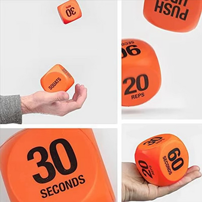 Fitness Dice Set for Home Workout Routines