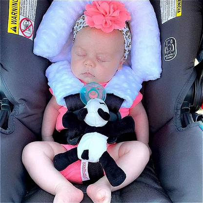 Soft Baby Headrest Pillow and Harness Covers
