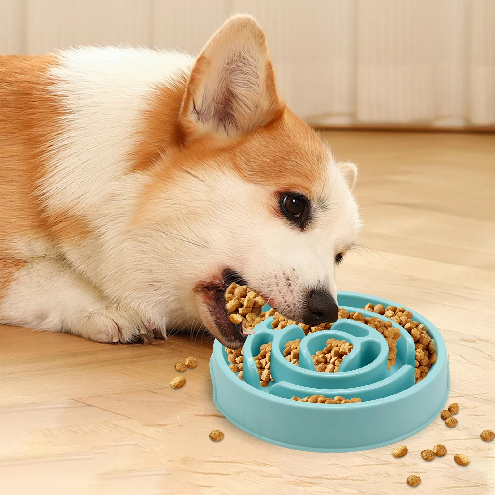 Durable Pet Slow Feed Bowl - Safe for All Pets - Hehif
