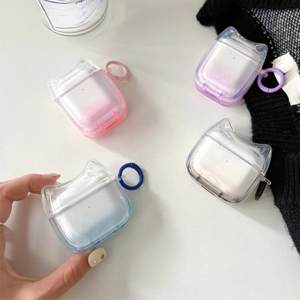 Colorful Clear Soft Earbuds Case