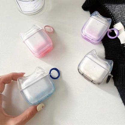 Colorful Clear Soft Earbuds Case