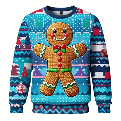 Funny Xmas 3D Graphic Sweatshirt for Men