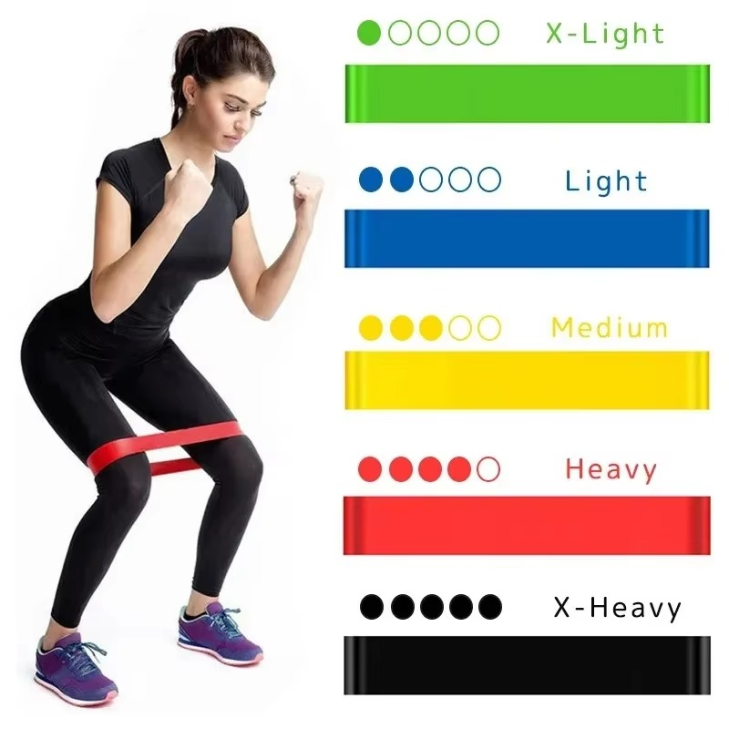 Compact Fitness Bands for Exercise and Home Gym