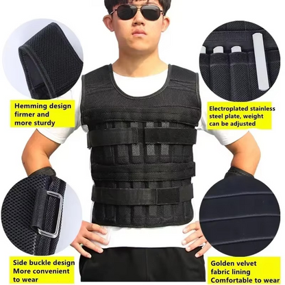Comfortable Weighted Training Vest for Men and Women