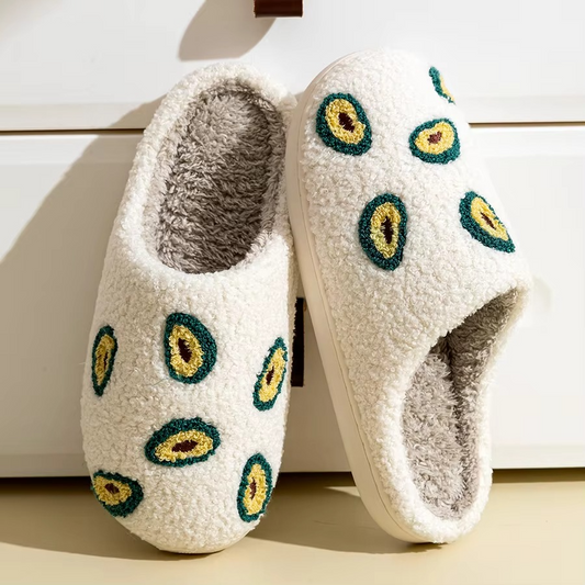 Soft Fun Women's Slippers - Warm Plush Non Slip House Shoes - Hehif