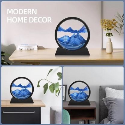 Colorful Ocean Hourglass Sand Art Decor