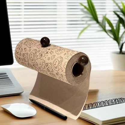 Adhesive Mount Metal Paper Towel and Tissue Dispenser