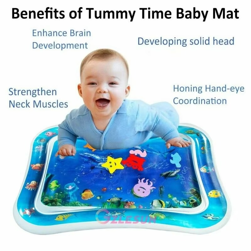 Fun Interactive Inflatable Baby Play Gym Mat