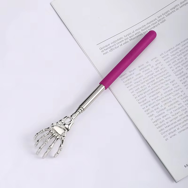 Extendable Metal Back Scratcher and Pet Massager Tool