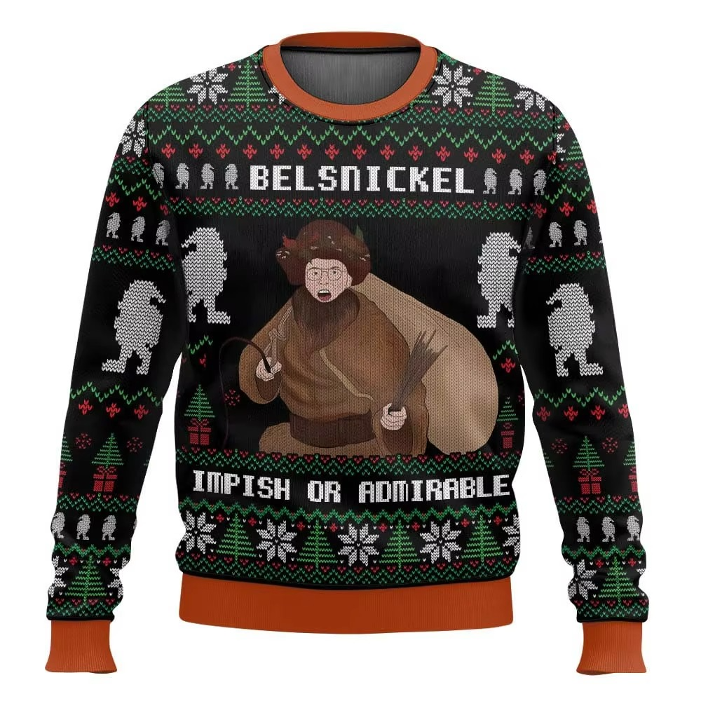 Cozy Holiday Oversized Sweatshirt for Men Women