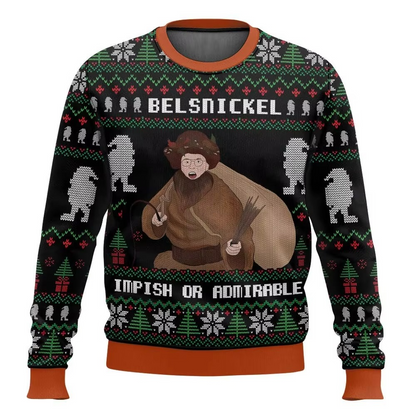 Cozy Holiday Oversized Sweatshirt for Men Women
