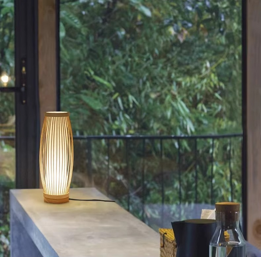 Natural Bamboo Floor Lamp for Home Decor - Hehif