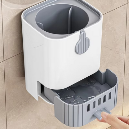 Adjustable Toilet Brush with Compact Holder