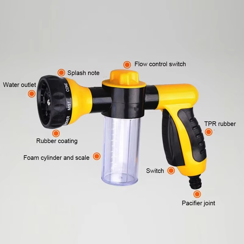 Heavy Duty Spray Nozzle for Car and Garden Cleaning
