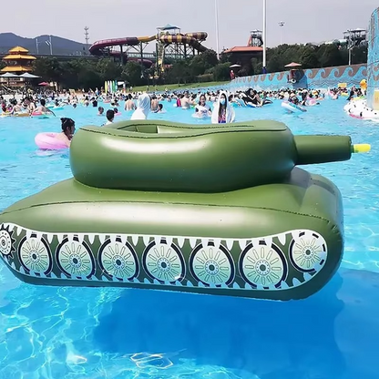 Fun Pool Float with Built-in Water Blaster
