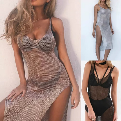 Lightweight White Summer Beach Cover Up Dress for Women