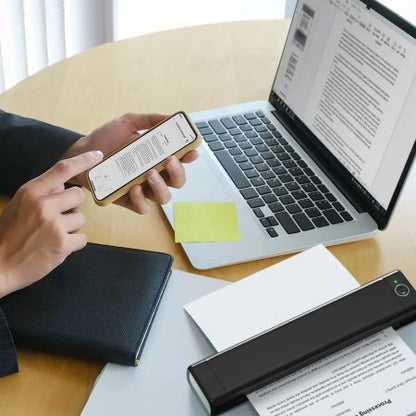Portable Mobile Thermal Printer for Android and iOS Devices