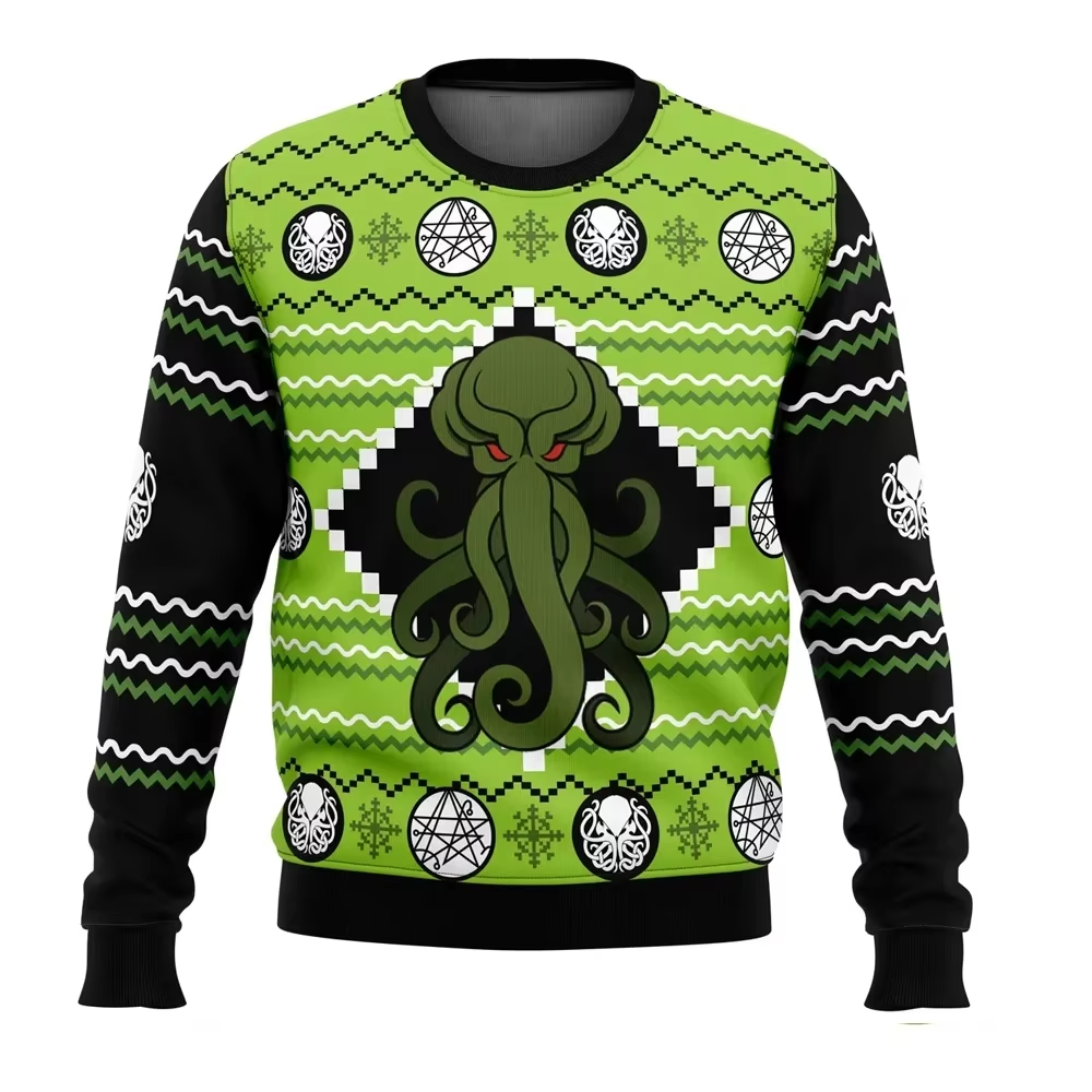 Funny Holiday Graphic Sweater for Men