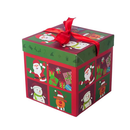 Festive Holiday Gift Box Set for Cookies and Candy