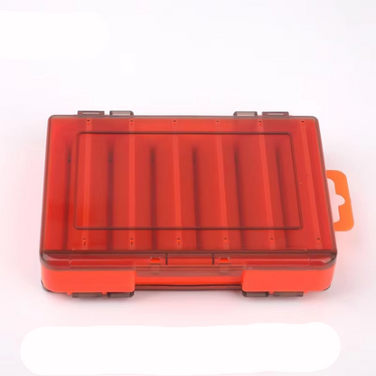 Compact Dual Layer Fishing Tackle Box with Clear View