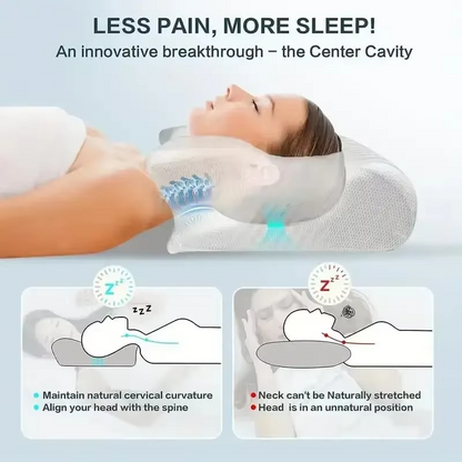 Contour Orthopedic Neck Support Pillow for Back Relief