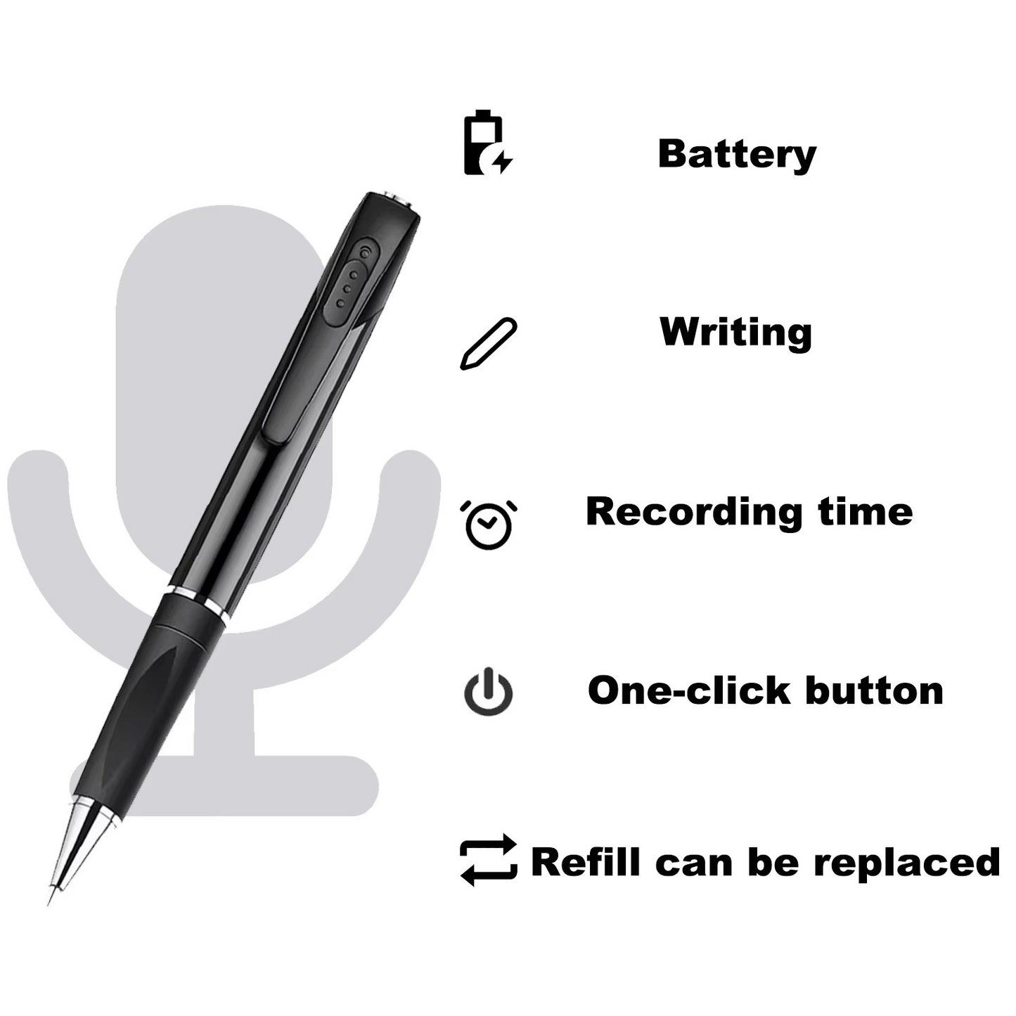 Digital Voice Recorder Pen with 16GB Memory Card
