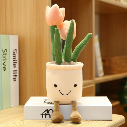 Colorful Flower Succulent Soft Cushion Pillow