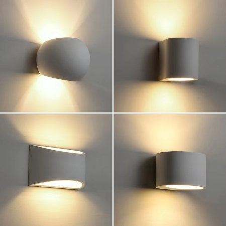 Elegant White LED Wall Light for Contemporary Homes - Hehif