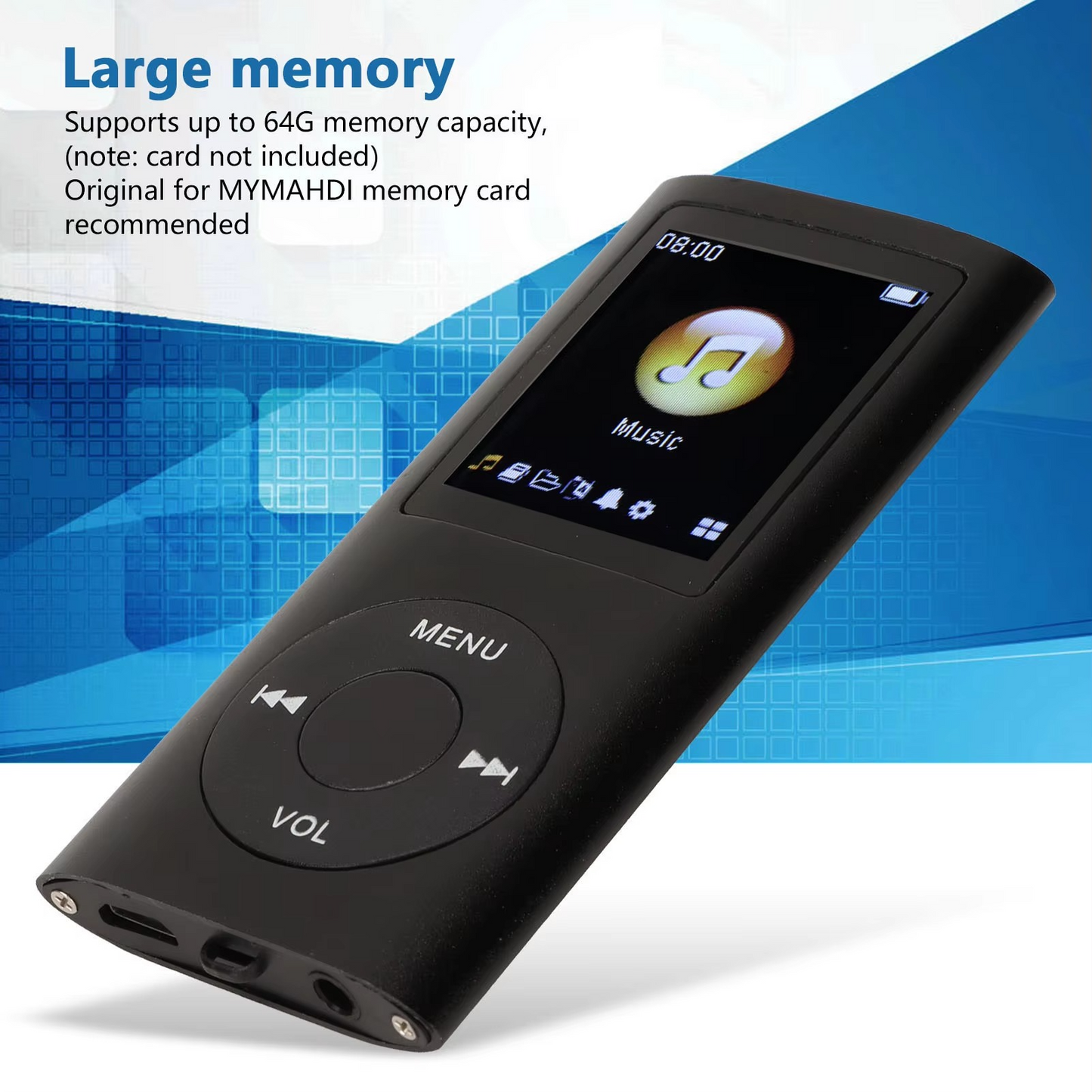 Small Portable 1.8 Screen MP3 Music Player