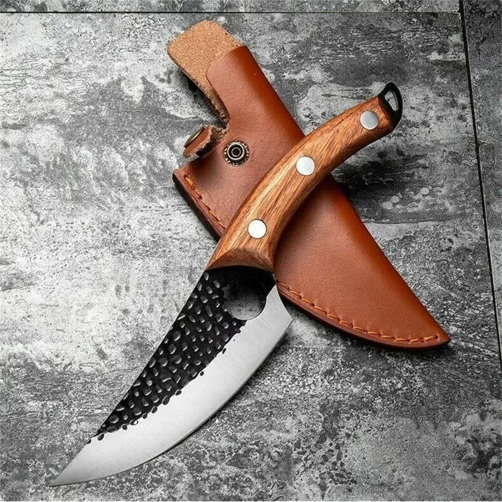 Premium 8 Damascus Steel Chef Knife and Boning Knife Set