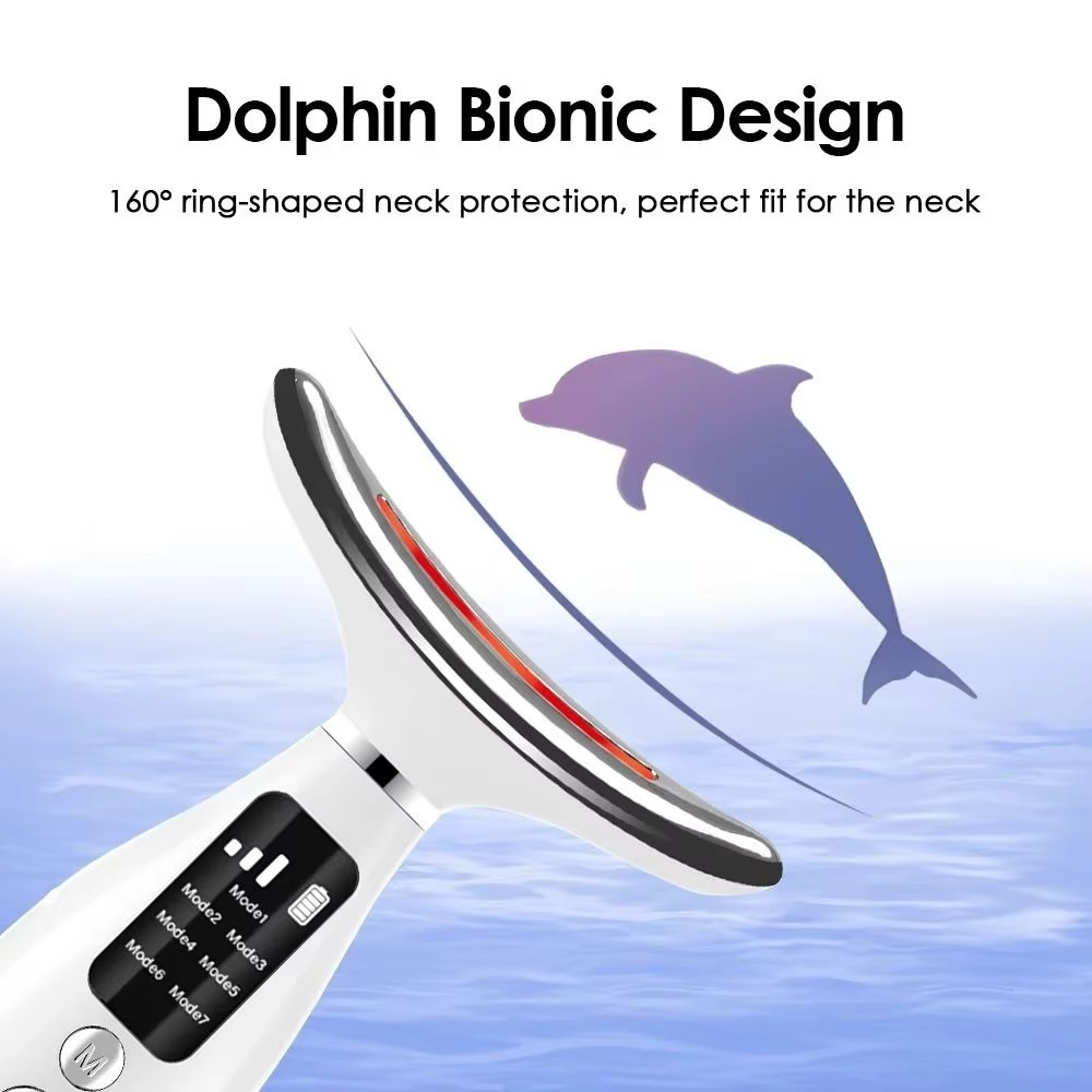 Anti Aging Facial Massager with LED Light and Vibration