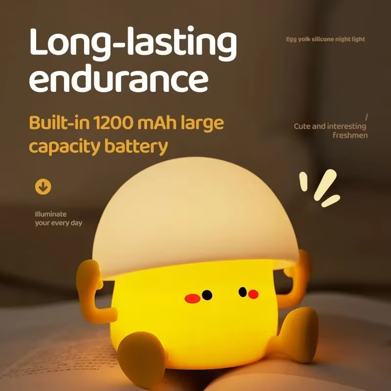 Cute Fun Mushroom LED Bedside Lamp