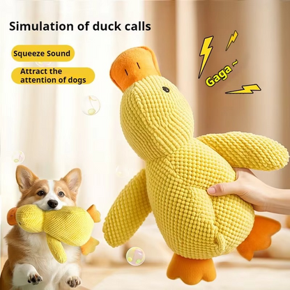 Tough Soft Dog Toy with Calming Sounds