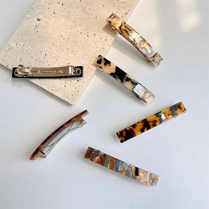 Classic Animal Print Hair Barrettes