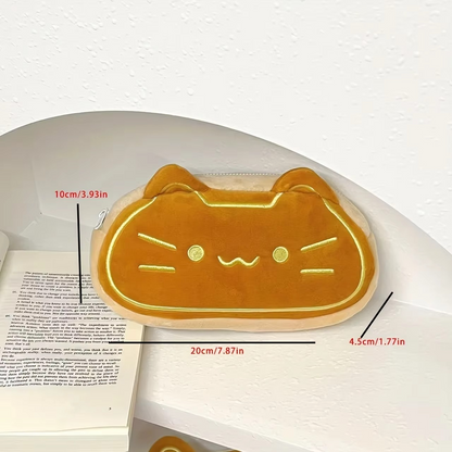 Big Soft Kitten Pencil Bag