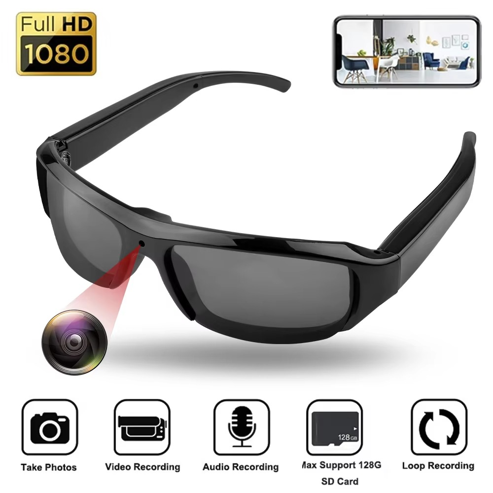 HD Video Sunglasses Camera for Outdoor Recording