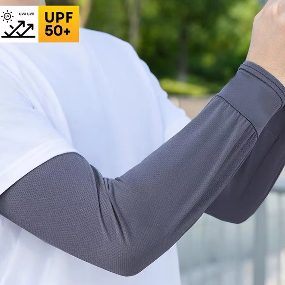 Cooling UV Protective Arm Sleeves for Driving Sports
