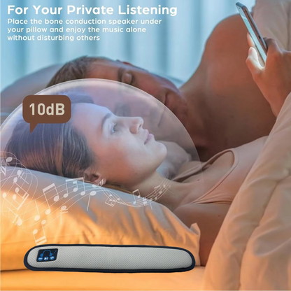 Compact Wireless Sleep Speaker with Soft Stereo Sound