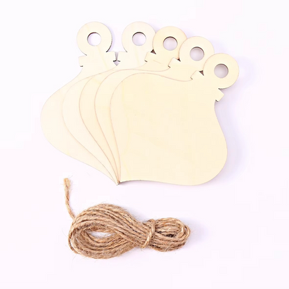 Small Wooden Heart Shapes for Craft and Home Decor