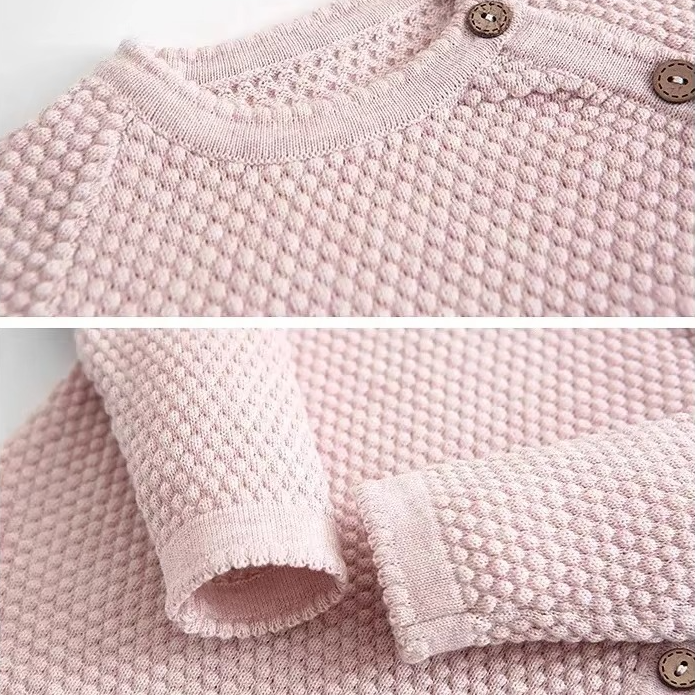 Soft Knit Baby Clothes Set for Autumn and Winter