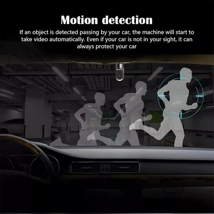 Full HD 360° Rotating Compact Dash Cam with Night Vision