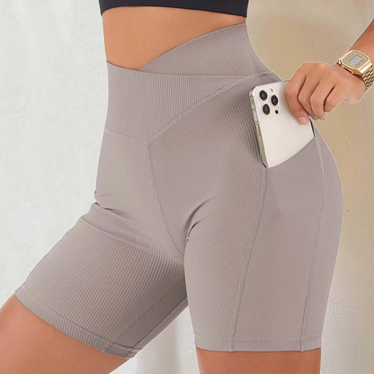 Women's Athletic Fit Jogger Shorts Comfortable Yoga Pants