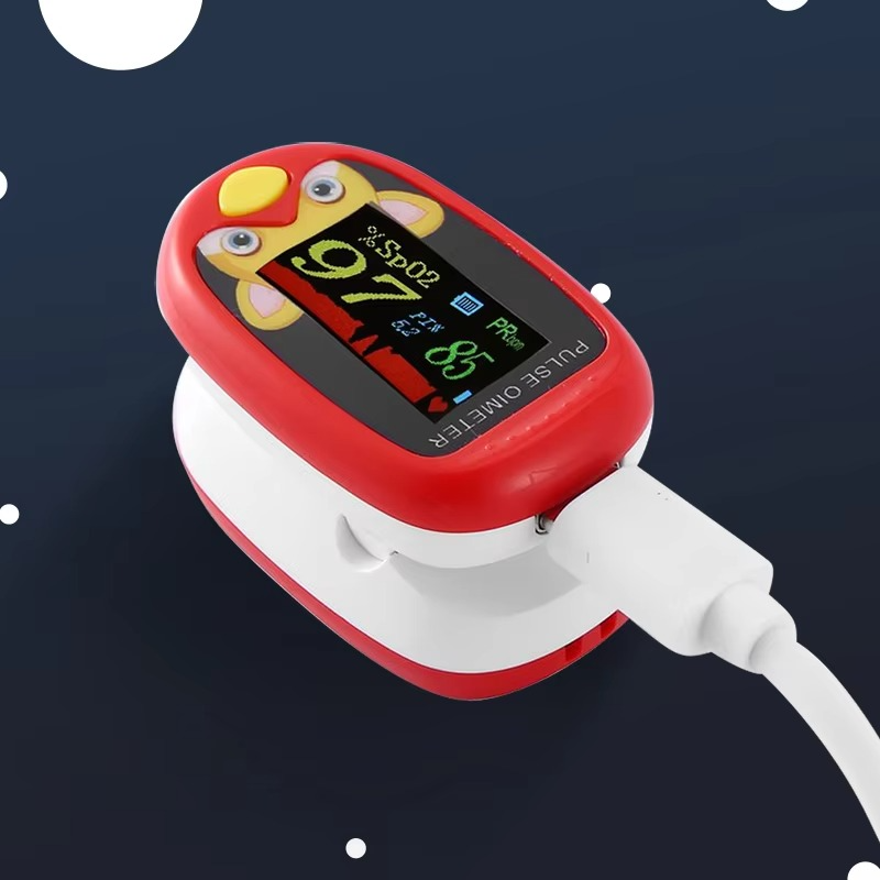 Kids Finger Pulse Oximeter, Fitness Tracker Monitor - Hehif